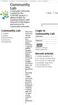 Mobile Screenshot of community-lab.net